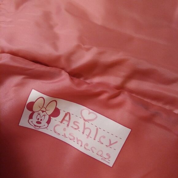 Disney Store Minnie Mouse Fuzzy Pink Backpack - Picture 8 of 11